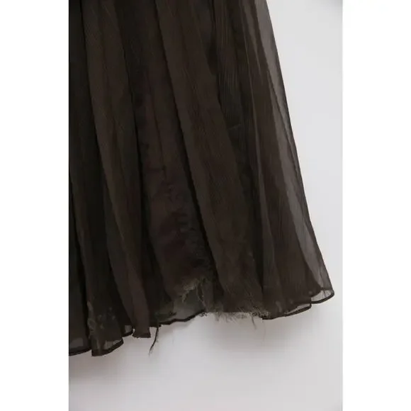 AMUR Sue Pleated Gown Size 12 - Picture 12 of 15